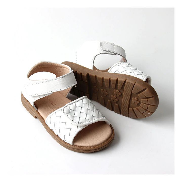 Woven Sandals | White- Product image n°0