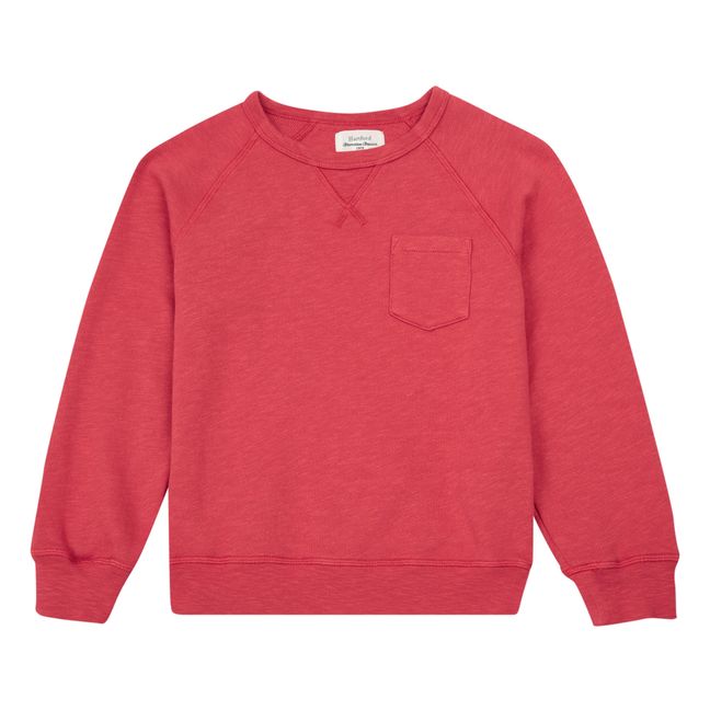 Pocket Sweatshirt Brick red