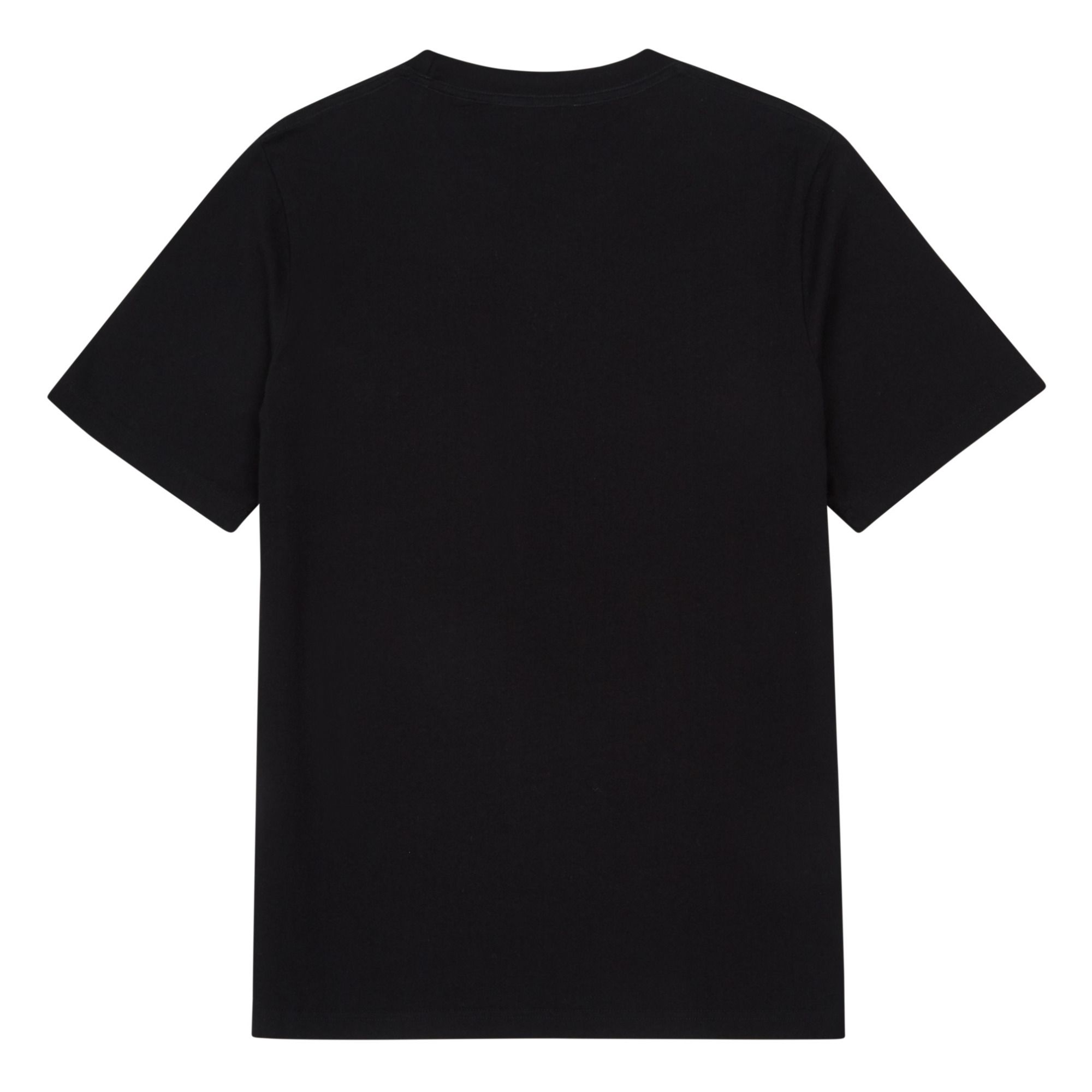 black organic cotton t shirt