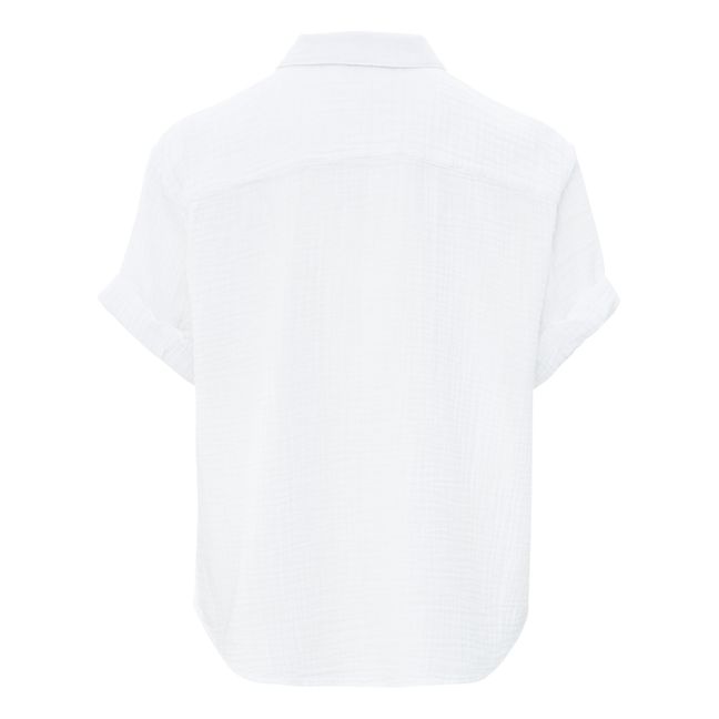 Blouse Cruz Gaze de Coton | Blanc