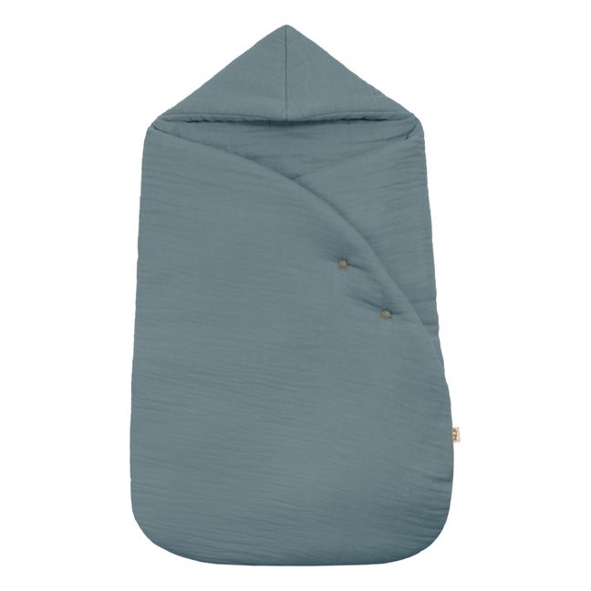 Nido d’angelo Gipsy in cotone bio | Ice Blue S032