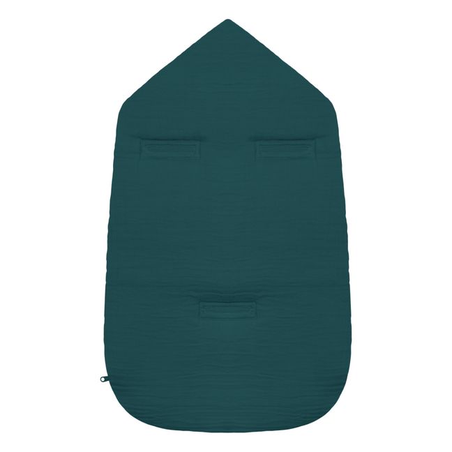 Nid d'ange Gipsy en coton bio | Teal Blue