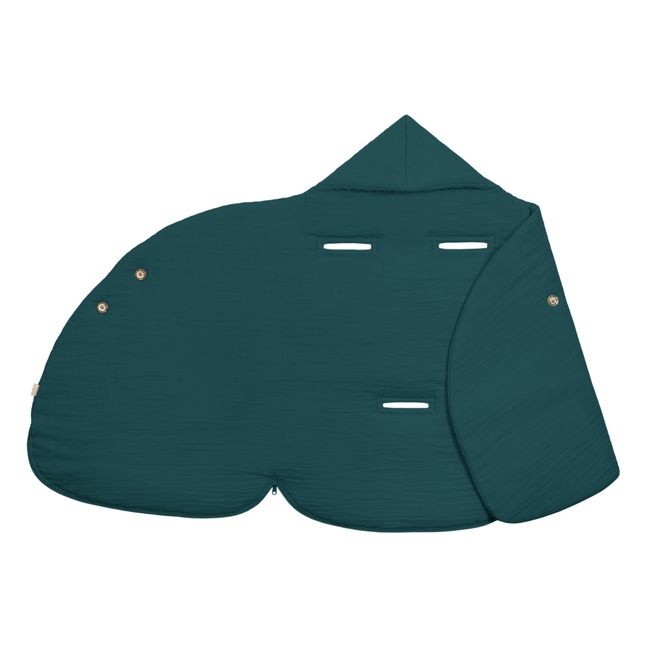 Nid d'ange Gipsy en coton bio | Teal Blue