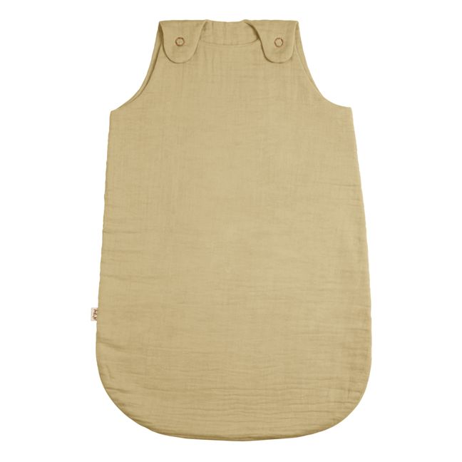 Lightweight Organic Cotton Muslin Baby Sleeping Bag | Mellow Yellow S048