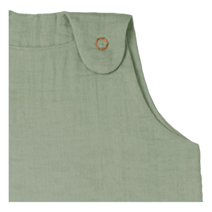 Leichter Babyschlafsack Bio-Baumwollgaze Sage Green S049- Produktbild Nr. 1