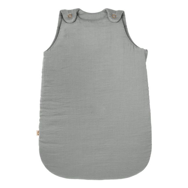 Gigoteuse en gaze de coton bio | Silver Grey S019