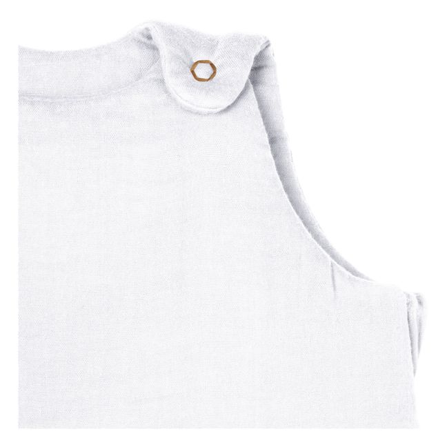 Organic Cotton Muslin Baby Sleeping Bag | White
