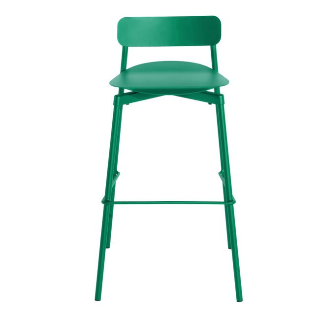 Fromme Metal Bar Stool Green