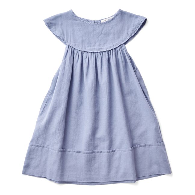 Delilah Organic Cotton Dress Azul