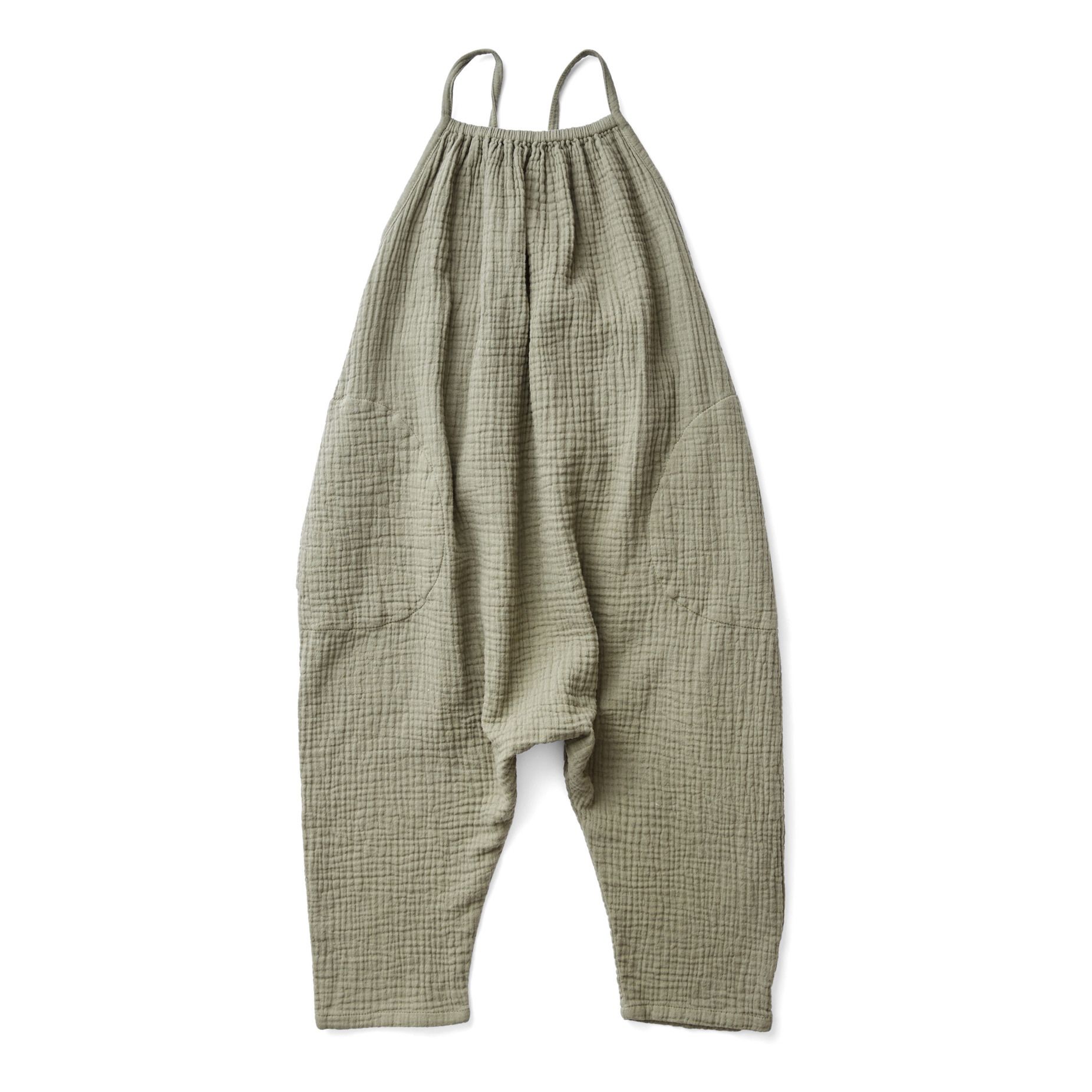 Soor Ploom - Ines Cotton Muslin Jumpsuit - Olive green | Smallable