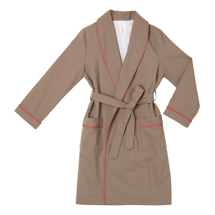 Dressing Gown | Taupe brown- Product image n°0