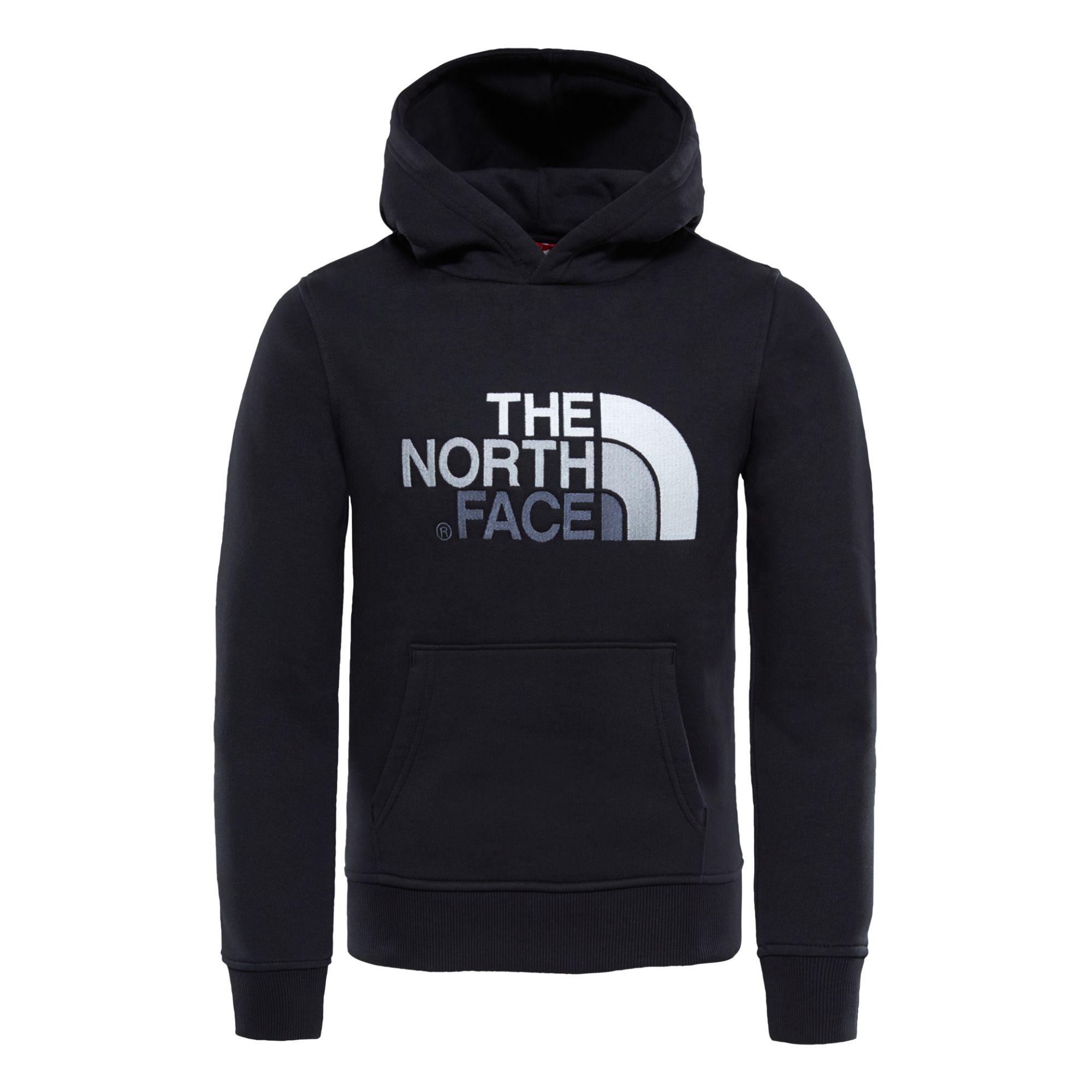 the north face hoodie black and white