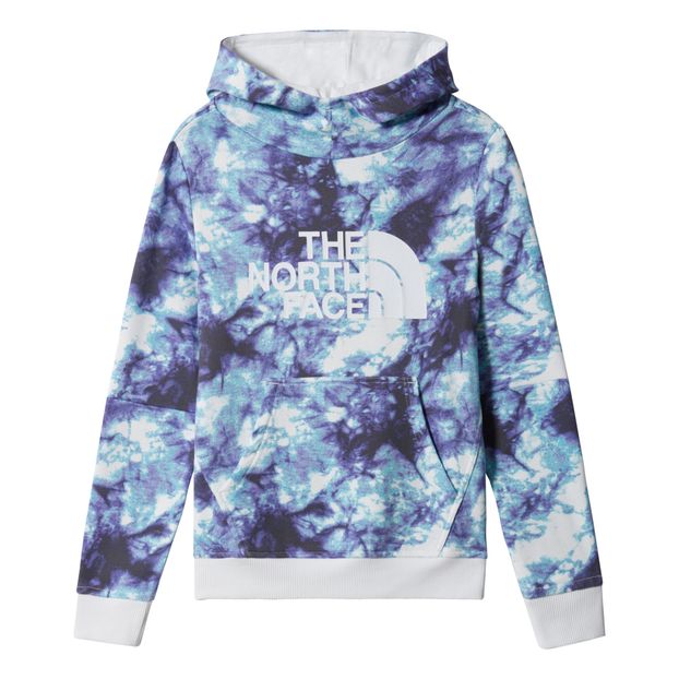 black and blue north face hoodie