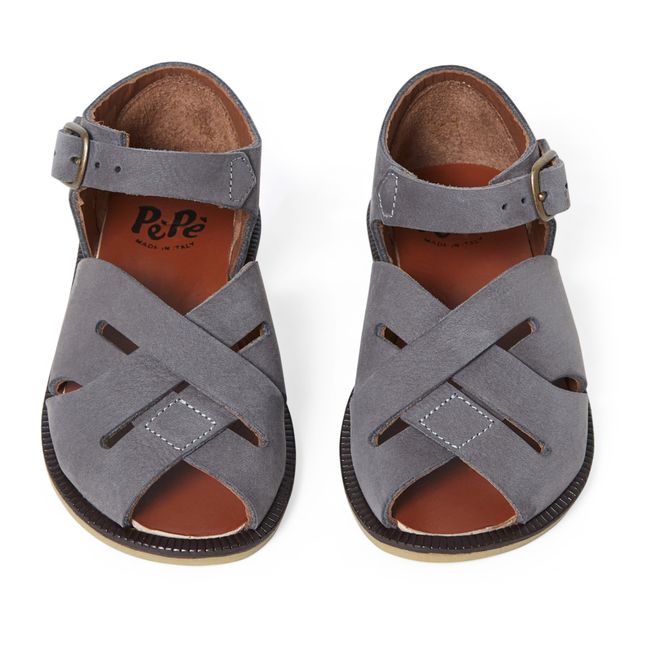 First Steps Crossover Sandals Grigio topo