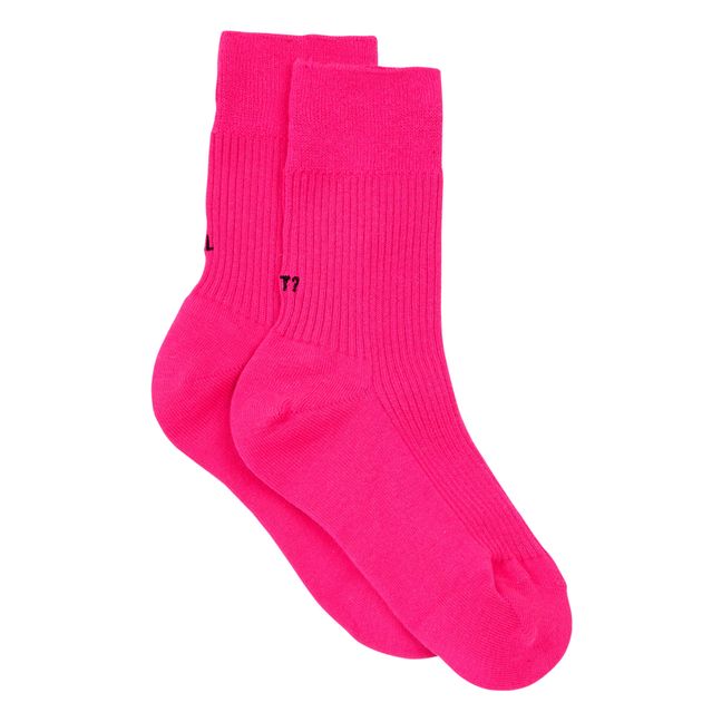 Plain Socks Pink