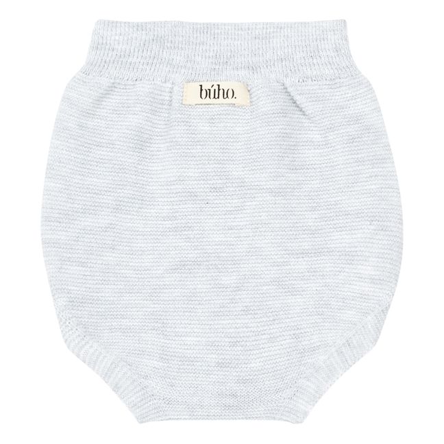 Organic Cotton Knitted Bloomers Azzurro fiordaliso