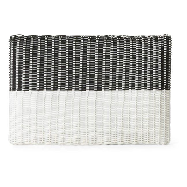 Pochette Bicolor L | Noir