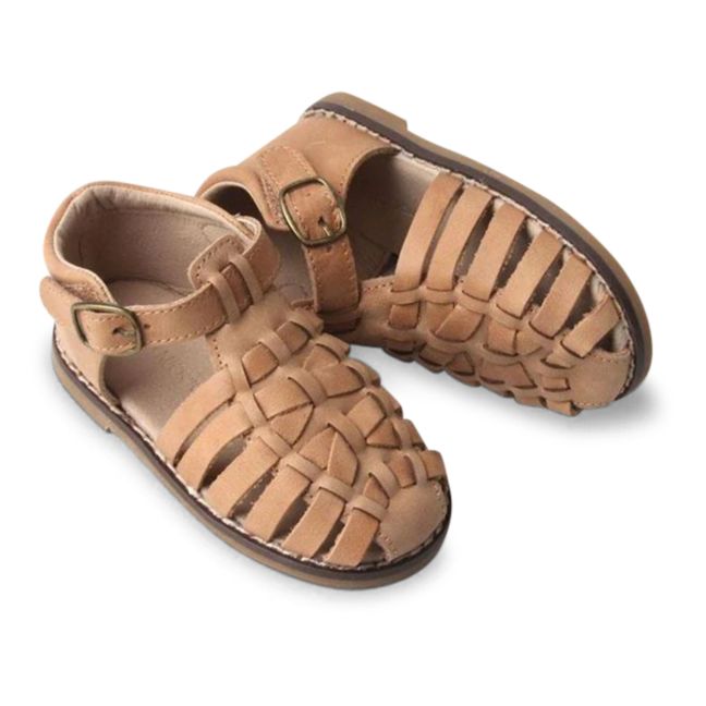 Sandales Tressées | Beige