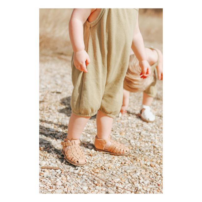 Sandales Tressées | Beige
