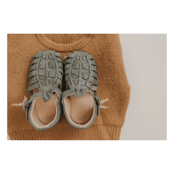 Geflochtene Sandalen | Grau- Produktbild Nr. 1