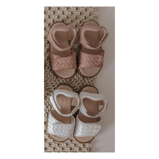 Woven Sandals Pink