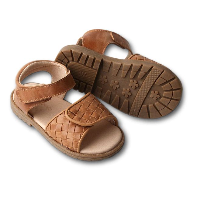 Woven Sandals | Brown