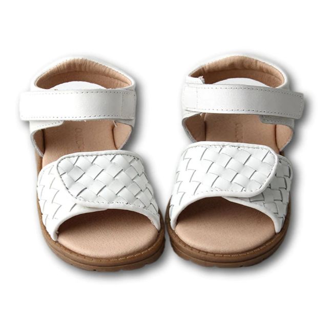 Woven Sandals Bianco