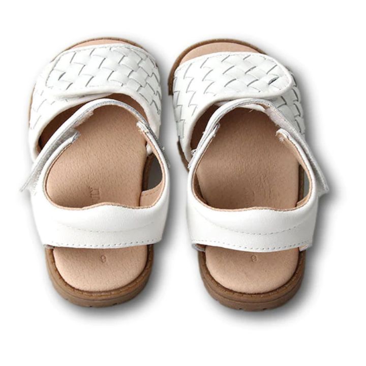 Woven Sandals | White- Product image n°3