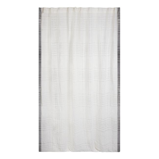 Skye Linen Curtain Blanco