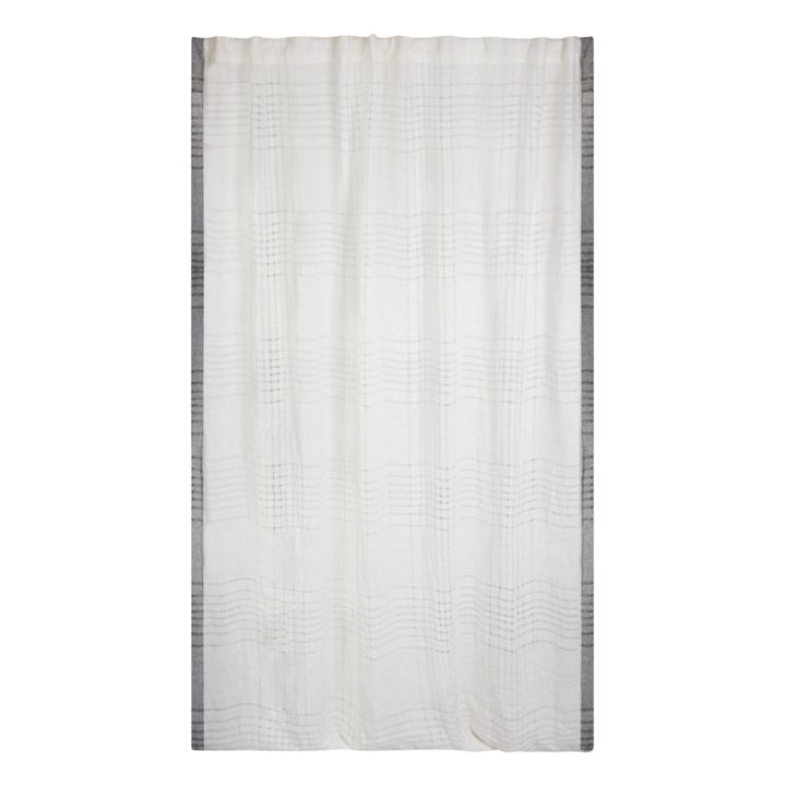 Skye Linen Curtain | White- Product image n°0