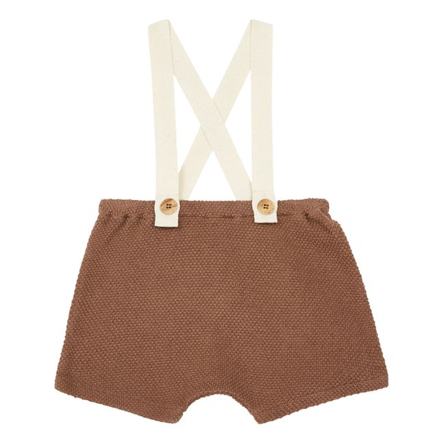 Knit Suspender Bloomers Chocolate