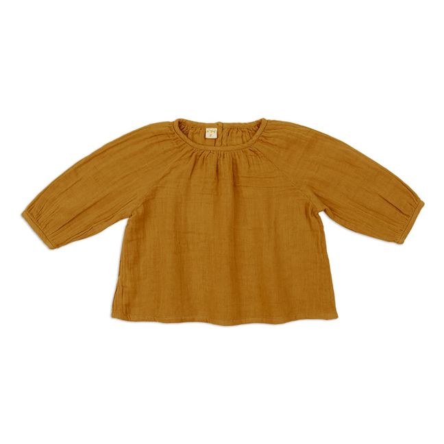Blouse Nina Coton Bio  | Doré