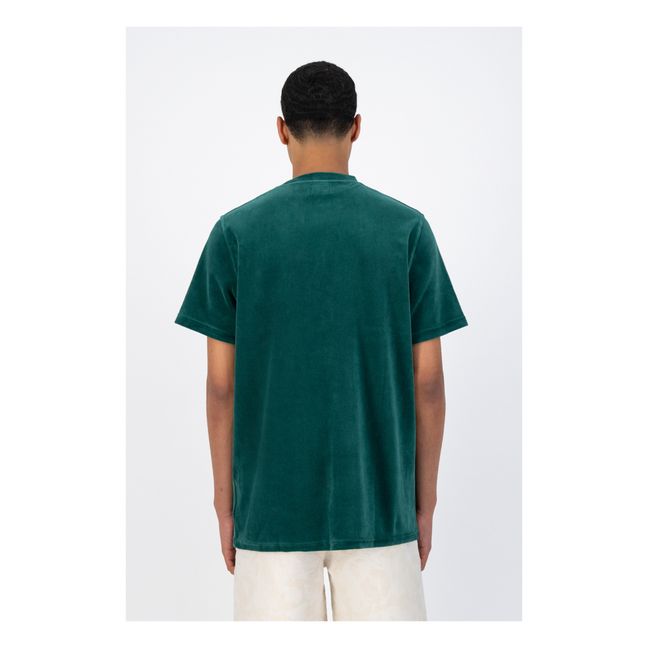 Terry Cloth T-shirt Verde Oscuro