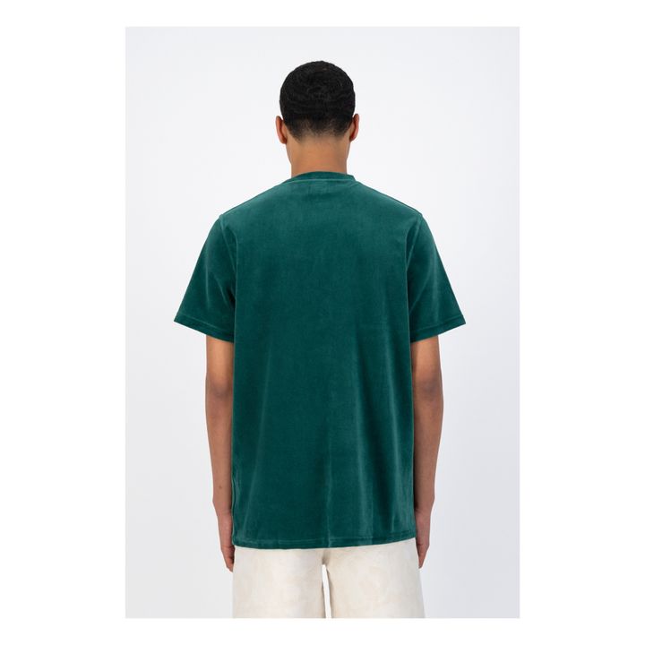 Terry Cloth T-shirt Verde scuro- Immagine del prodotto n°2