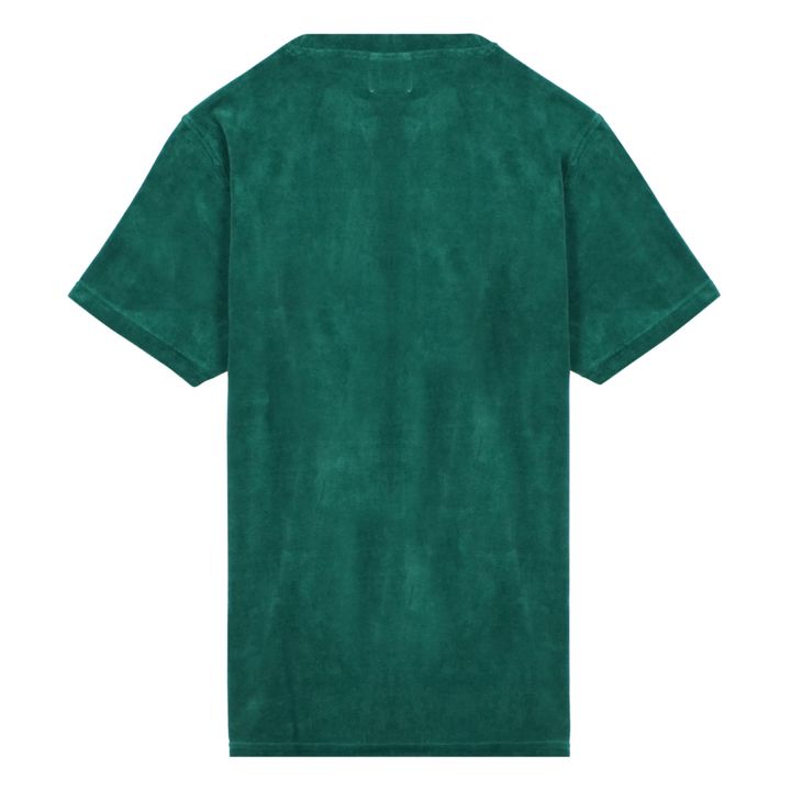 Terry Cloth T-shirt Verde scuro- Immagine del prodotto n°3