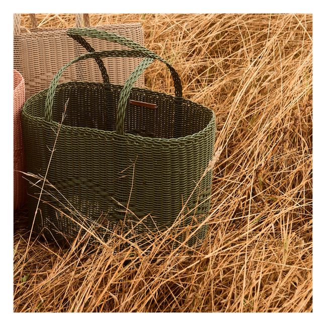 Lace Tote Bag - S | Khaki