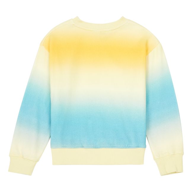 Hundred Pieces - Organic Cotton Short-Sleeved Sweatshirt - Light eather ...