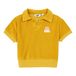 Organic Terry Cloth Polo Shirt Sunflower Yellow- Miniature produit n°0