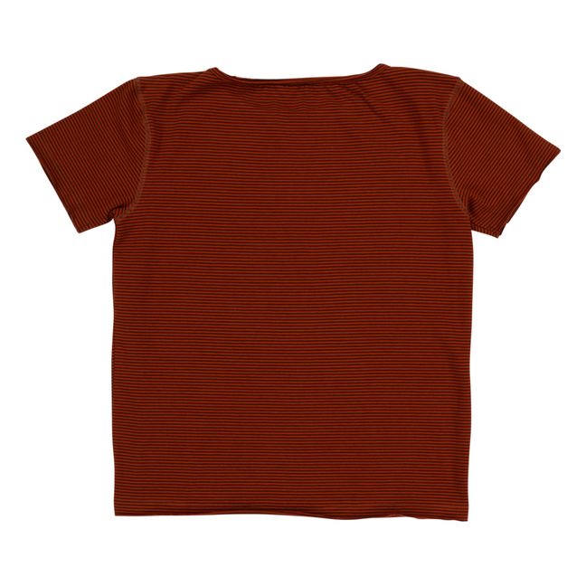 T-Shirt Coton Bio Human Rouille