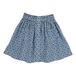 Betty Organic Cotton Muslin Skirt Blue- Miniature produit n°0