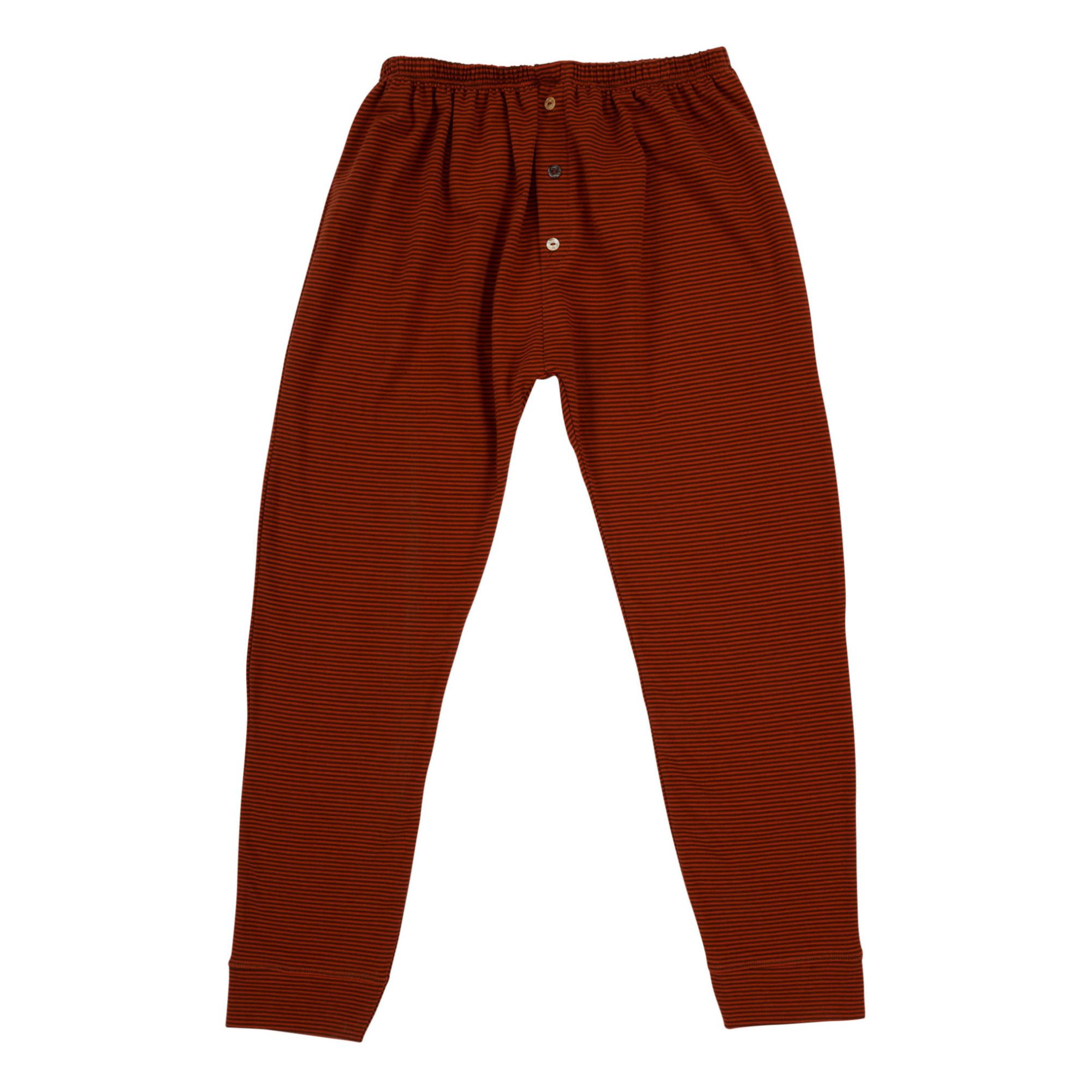 Billy Organic Cotton Jersey Harem Pants Rust- Product image n°0