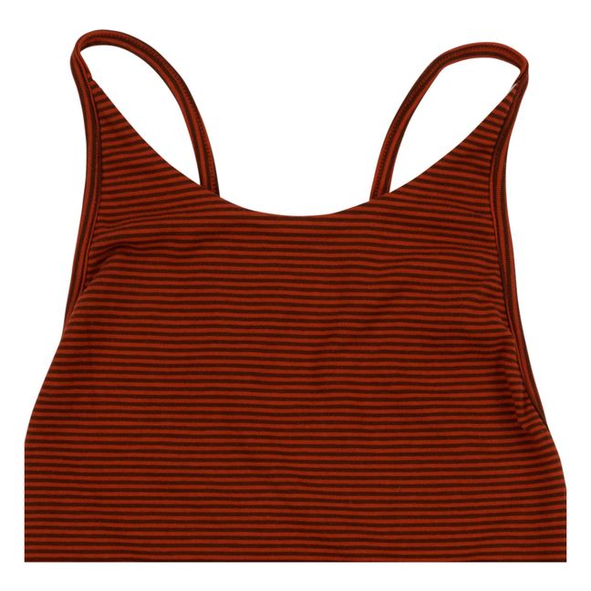 Marion Organic Cotton Jersey Swimsuit Rostfarben