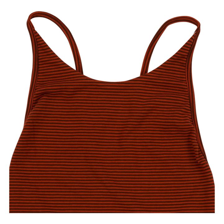 Marion Organic Cotton Jersey Swimsuit | Rust- Product image n°4