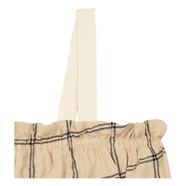 Organic Cotton Playsuit - Apple and Pear Cappuccino main image 1