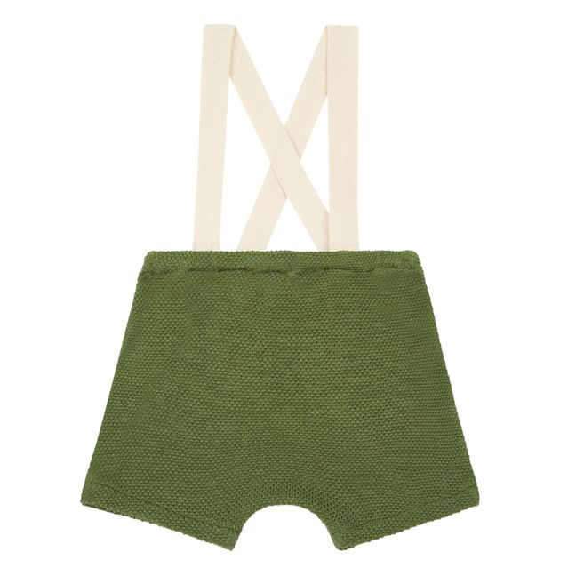 Knit Suspender Bloomers Green