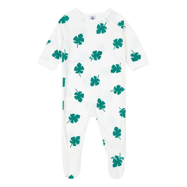 Pijama Berty de algodón orgánico Verde
