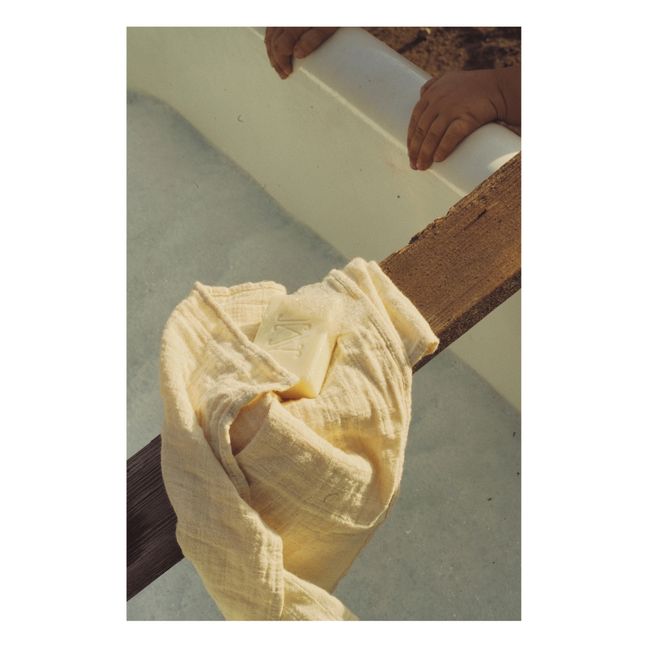 Manta de muselina de algodón suave | Crema
