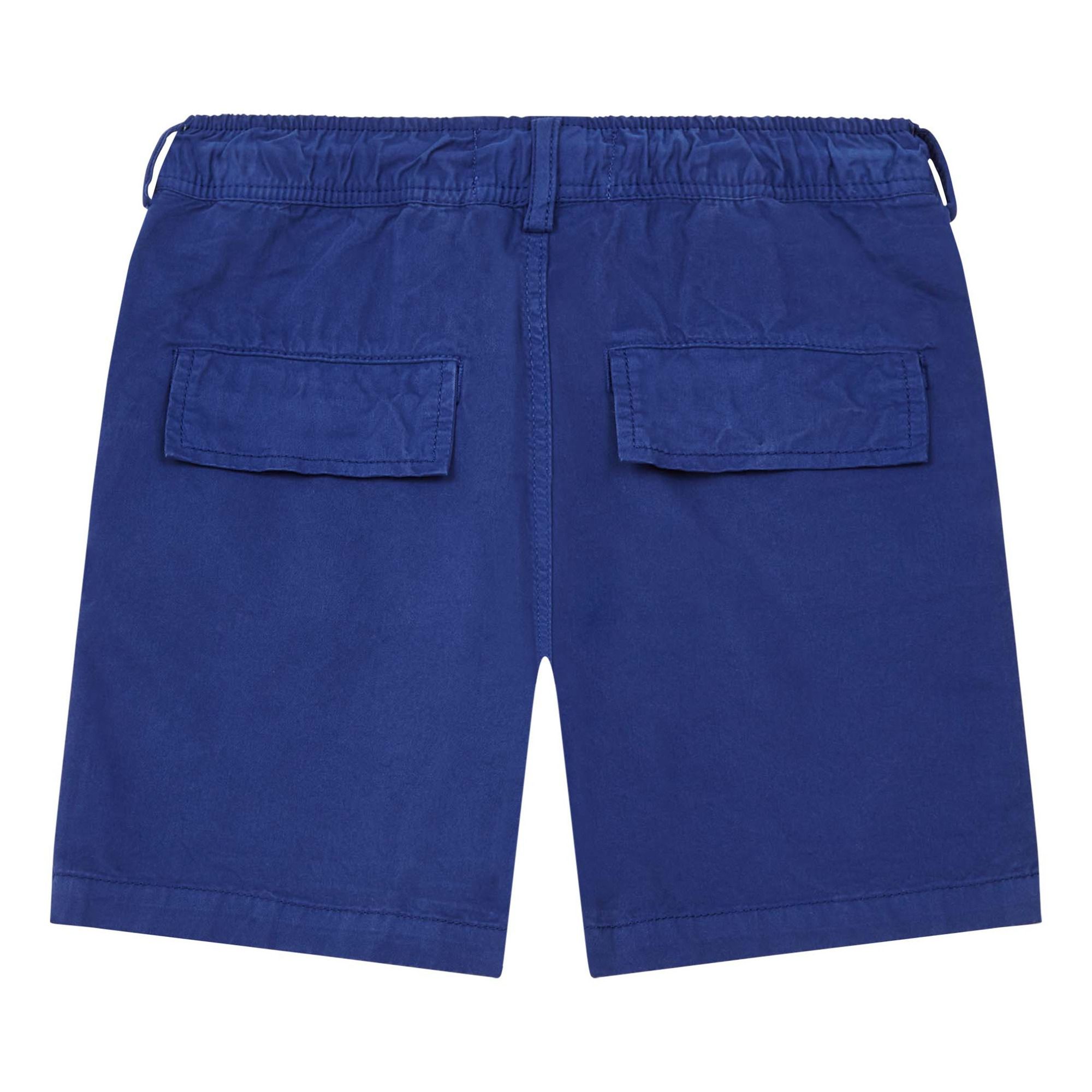 Adjustable Waist Shorts Navy blue- Product image n°1
