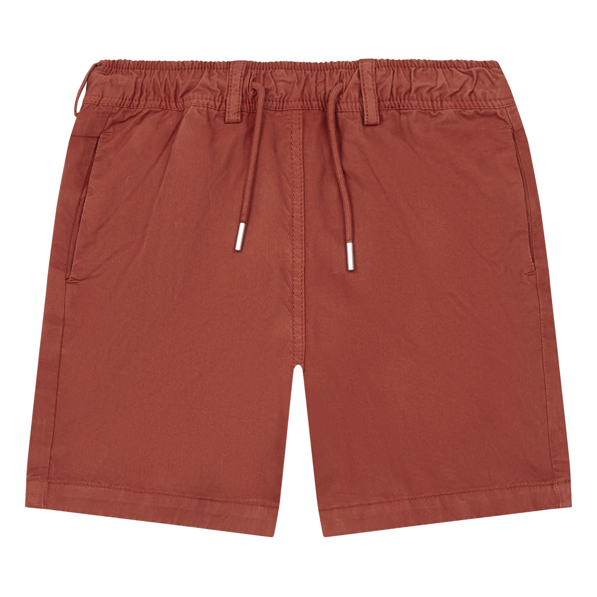 Stretch Waist Shorts Brick red- Product image n°0