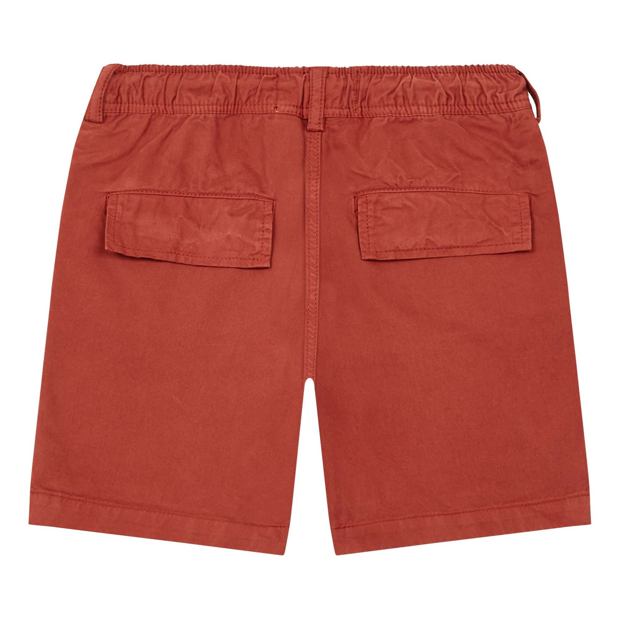 Stretch Waist Shorts Brick red- Product image n°1